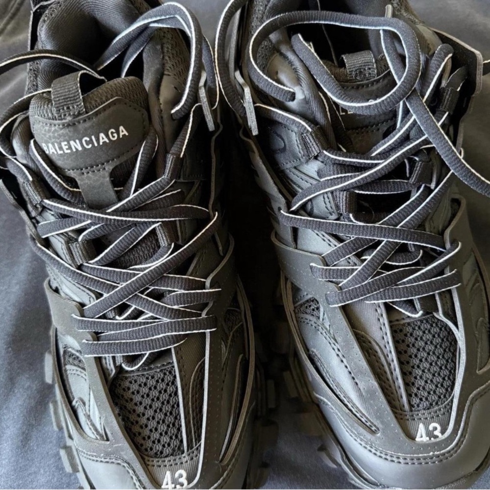 Balenciaga Men's Black Athletic Shoes